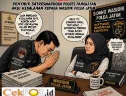 Penyidik Satresnarkoba Polres Pamekasan Akui Kesalahan Kepada Wasidik Polda Jatim