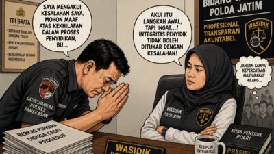 Penyidik Satresnarkoba Polres Pamekasan Akui Kesalahan Kepada Wasidik Polda Jatim