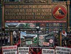 Trinusa Desak Penelusuran Menyeluruh Putusan MA Jadi Bukti Nyata Kasus Anggaran Tak Boleh Berhenti Di Satu Pihak