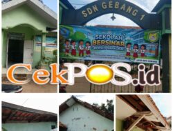 Ironis!!! Dana Pemeliharaan Ludes, Gedung SDN Gebang Memperihatinkan