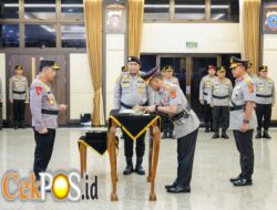 Kapolri Pimpin Pelantikan dan Sertijab Sejumlah PJU Mabes Polri dan Kapolda