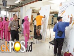 Sambut Hari Bhayangkara ke -80, Polresta Malang Kota Gelar Lomba Mural