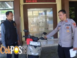Respon Cepat Polsek Kenjeran Amankan Pelaku Curanmor di Kedinding Lor, Dari Amukan Masa,