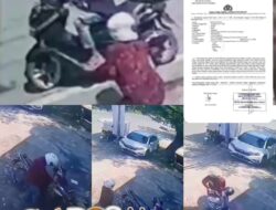 Dua Pelaku Curanmor di Surabaya Terekam CCTV, Gunakan Motor Yamaha NMAX Hitam