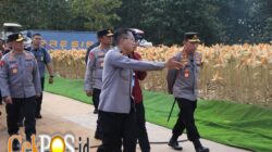 Polri Bersama Petani Jagung Tuban Bersiap Sambut Kehadiran Presiden RI pada Panen Raya
