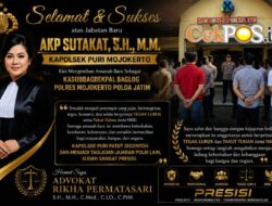 Jalankan perintah Kapolri beserta Undang-Undang kapolsek puri kab.mojokerto tuai pujian.