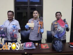 Polres Pacitan Amankan Komplotan Pencuri Kotak Amal di 7 Masjid