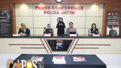 Polda Jatim Amankan Tersangka Kasus Kekerasan Seksual Dua Anak Dibawah Umur