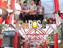 Polres Batu Rampungkan Jembatan Merah Putih Presisi, Akses Warga Kini Lebih Aman