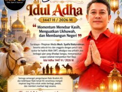 Cekpos.id dan Potretrealita.com Ucapkan Selamat Idul Adha 1447 H, Ajak Masyarakat Perkuat Solidaritas Sosial