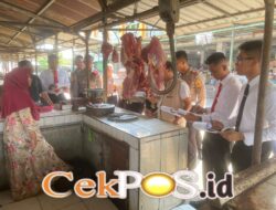 Satreskrim Polres Kediri Kota Bersama AKPOL Latja 2026 Lakukan Pengecekan Bapokting Di Pasar Setono Betek