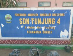 Dana BOS Pemeliharaan Sarana Pra Sarana Rp40 Juta Lebih, Atap SDN Tunjung 4 Masih Ngelupas dan Jebol