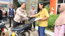 Polres Gresik Kembalikan 3 Motor Korban Curanmor dan Begal Tanpa Biaya
