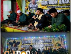 Bonek Enger Rayakan Anniversary ke-15 dengan Bersholawat dan Santunan Anak Yatim Dhuafa