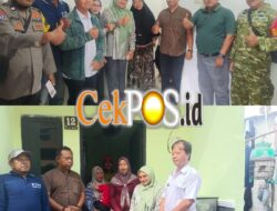 Camat Bulak Hudaya dan Lurah Kedung Cowek Frans Kawal Program Rutilahu, Tiga Warga Terima Rumah Layak Huni