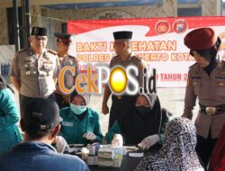 Sambut Hari Bhayangkara Ke-80, Polres Mojokerto Kota Gelar Pemeriksaan Kesehatan Gratis
