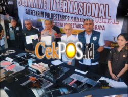 Polrestabes Surabaya Bongkar Jaringan Scamming Internasional, Tersangka Bertambah Jadi 45 Orang