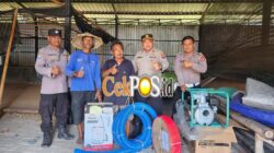 Polres Pelabuhan Tanjung Perak Salurkan Bantuan Alat Pertanian untuk Dukung Ketahanan Pangan Nasional