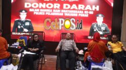 Sambut Hari Bhayangkara ke-80, Polres Pelabuhan Tanjung Perak Gelar Aksi Donor Darah, Kumpulkan 78 Kantong Darah
