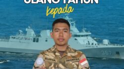 Semangat Kekeluargaan TNI AL, Komandan dan Prajurit KRI Sultan Iskandar Muda-367 Doakan Serda Esa Surya di Hari Bahagianya