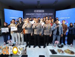 Hari Bhayangkara ke -80 Polda Jatim Dorong Pemanfaatan AI untuk Keamanan Publik Melalui KREAFEST 2026
