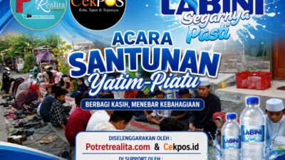 Wujud Tanggung Jawab Sosial, Cekpos.id dan Potretrealita.com Berbagi dengan Anak Yatim Piatu