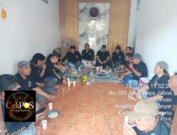 Gelar rapat bulanan,ketua DPP GARDA SAKERA S.K.R sampaikan visi misi kepada anggotanya.