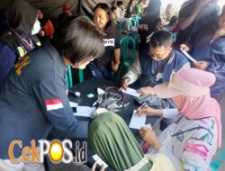 Polresta Malang Kota Gelar Bakkes, 200 Warga Ikuti Cek Kesehatan Gratis di Hari Bhayangkara ke – 80