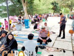 Libur Sekolah THP Kenjeran Dipadati Pengunjung, Polres Pelabuhan Tanjung Perak Terjunkan Personel Pastikan Keamanan