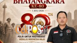 Ketua KAKI Jatim Ucapkan Selamat Hari Bhayangkara Ke-80, Semoga Polri Tetap Jaya dan Setia Jadi Abdi Negara