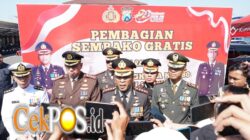 Hari Bhayangkara Ke-80, Polresta Sidoarjo Salurkan Bantuan 3 ton Beras untuk Masyarakat