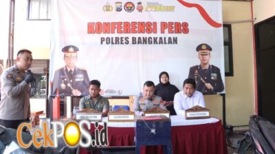 Polres Bangkalan Bongkar 16 Kasus Pencurian dalam Dua Bulan, 20 Tersangka Ditangkap