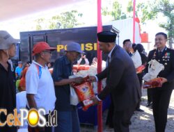 Polres Ngawi Salurkan 500 Paket Sembako untuk Masyarakat di Bringin