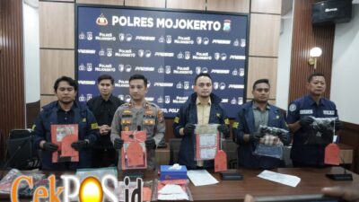 Polres Mojokerto Ungkap Kasus Penipuan Modus Uang Gaib, Dua Tersangka Diamankan di  Malang