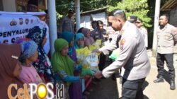 Polres Bondowoso Salurkan Bantuan Beras untuk Warga Curahpoh di Hari Bhayangkara – ke 80