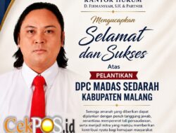 Moh. Sofwan Resmi Pimpin DPC MADAS Sedarah Kabupaten Malang, Kantor Hukum D. Firmansyah, S.H. & Partner Ucapkan Selamat dan Sukses