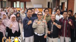 Polantas Menyapa : Polres Gresik Gandeng Guru Tanamkan Budaya Tertib Lalu Lintas Sejak Dini