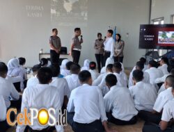Polres Mojokerto Edukasi Pelajar Tanamkan Budaya Tertib Lalu Lintas dan Cegah Perundungan