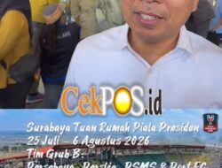 Surabaya Siap Sambut Piala Presiden Elite 2026, Eri Cahyadi Pastikan Seluruh Persiapan Matang
