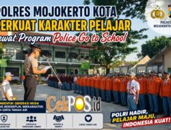 Police Go To School: Polres Mojokerto Kota Tanamkan Disiplin dan Kesadaran Kamtibmas Kepada Pelajar