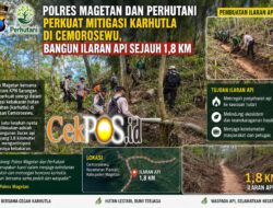 Polres Magetan dan Perhutani Perkuat Mitigasi Karhutla di Cemorosewu, Bangun Ilaran Api Sejauh 1,8 Km