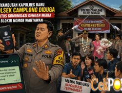 penyambutan kapolres baru Kapolsek camplong diduga memutus konunikasi dengan media blokir nomer wartawan