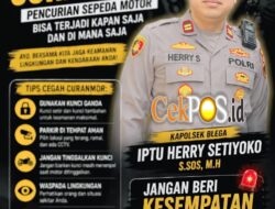 Kapolsek Blega Ajak Warga Bersama Cegah Curanmor, Jaga Keamanan Lingkungan