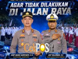 Tertib Berlatih, Aman di Jalan”, Satlantas Polres Sampang Ajak Masyarakat Hindari Latihan di Jalan Raya