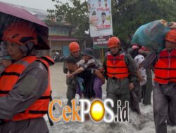 Polri Gerak Cepat Evakuasi Warga Terdampak Banjir di Padang