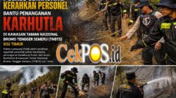 Polres Lumajang Buat Fire Break Darurat Antisipasi Karhutla TNBTS Meluas