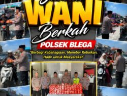 Polsek Blega Rutin Bagikan Nasi Kotak Setiap Jumat, Usung Semangat “Jum’at WANI Berkah”