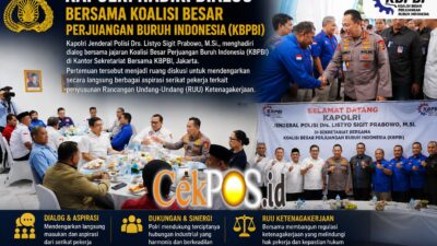 Kapolri Dukung Dialog Penyusunan RUU Ketenagakerjaan, Siap Jadi Jembatan Aspirasi Buruh