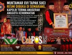 Muktamar XVI Tapak Suci Resmi Dibuka di Semarang, Kapolri Terima Anugerah Anggota Kehormatan