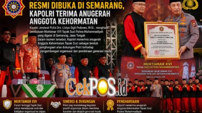 Muktamar XVI Tapak Suci Resmi Dibuka di Semarang, Kapolri Terima Anugerah Anggota Kehormatan